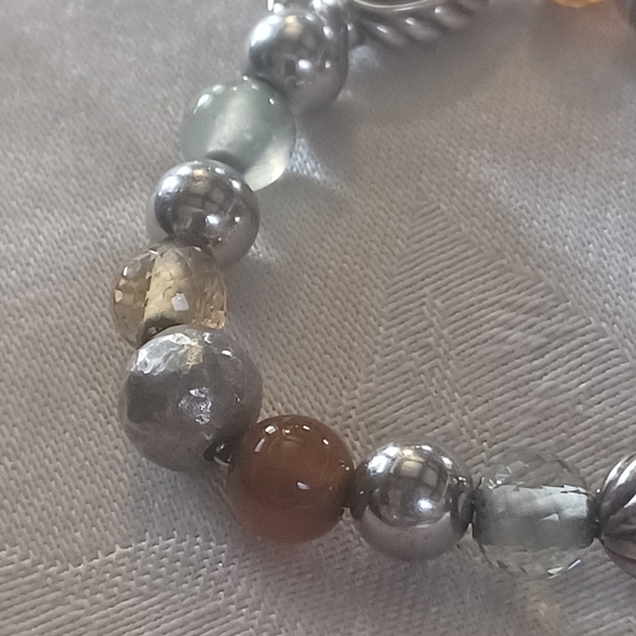 David Yurman Elements Bracelet, Gemstones, Diamonds and Sterling Silver - Picture 5 of 13